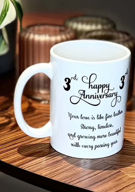 3rd Anniversary Mug