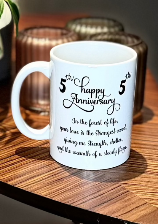 5th Anniversary Mug