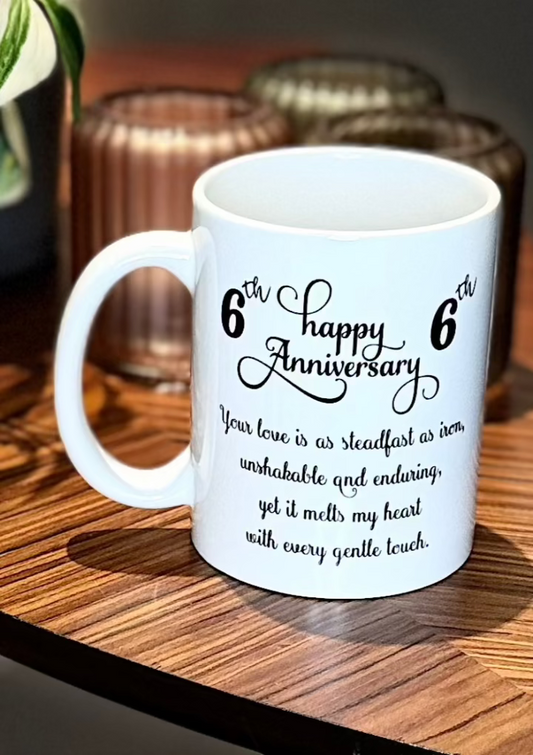 6th Anniversary Mug